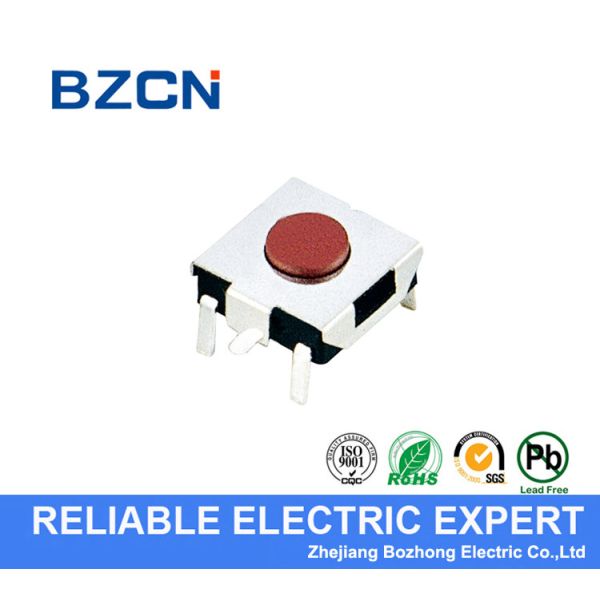 5 Pin Reflow Solderable Surface Mount Tactile Switch Earth Anti ESD Ground Terminal