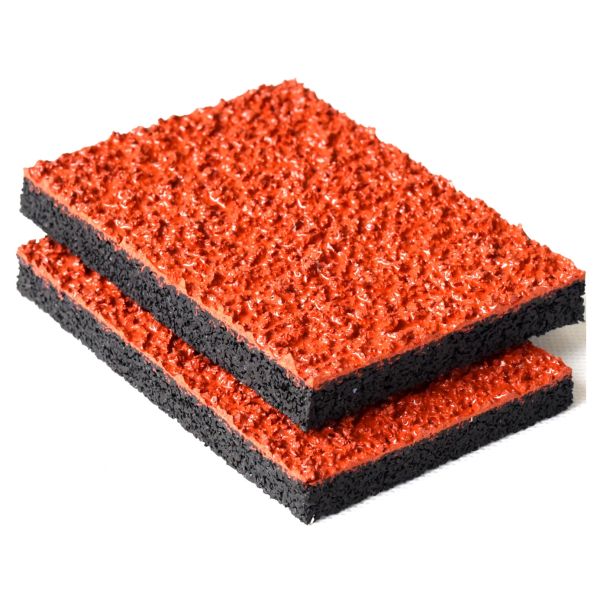 Blue Synthetic Tartan Running Track 13mm Thickness Sandwich Playground