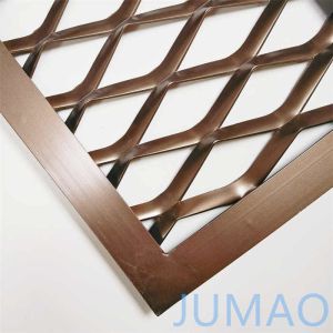 Building Cladding Architectural Expanded Metal Mesh Sheets OEM