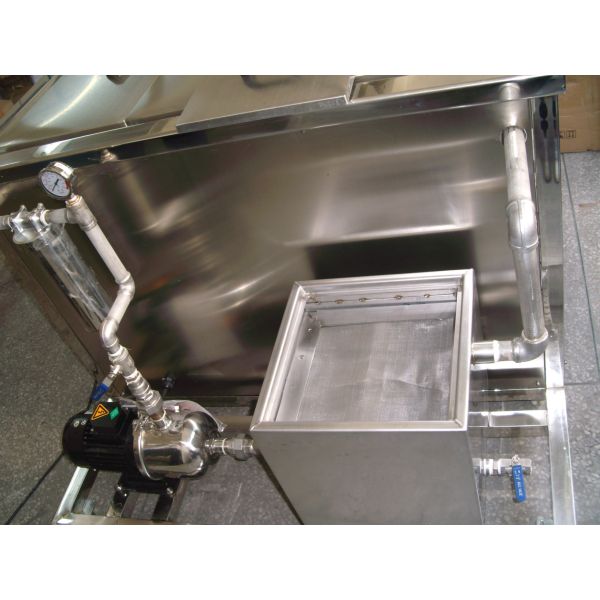 líquido de limpeza ultrassônico do motor 28KHZ com sistema de levantamento do sistema e do ciclo do líquido