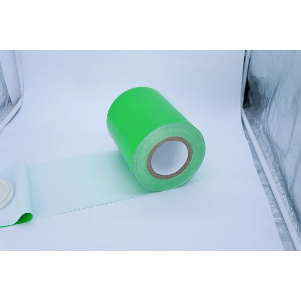 Фильм полиэтилена высокой плотности микрона 0.1mm зеленого цвета 100