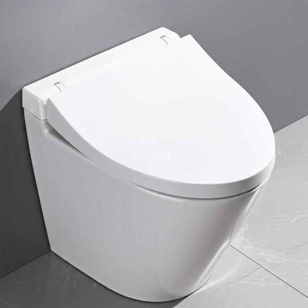 Hôtel de design moderne salle de bains Pas de pression d'eau Confortable Mural suspendu Smart Couverture de siège Sans câble d'alimentation Toilette