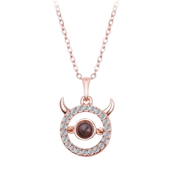 Nanotechnology Memory Love Necklace for Women Fashion Jewelry