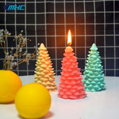 Reusable Silicone Candle Mold Pine Shape Customized For Cake Decorating