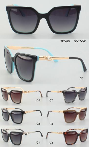 56 - 17 - 140 Polarized Lens Cat Eye Acetate Sunglasses