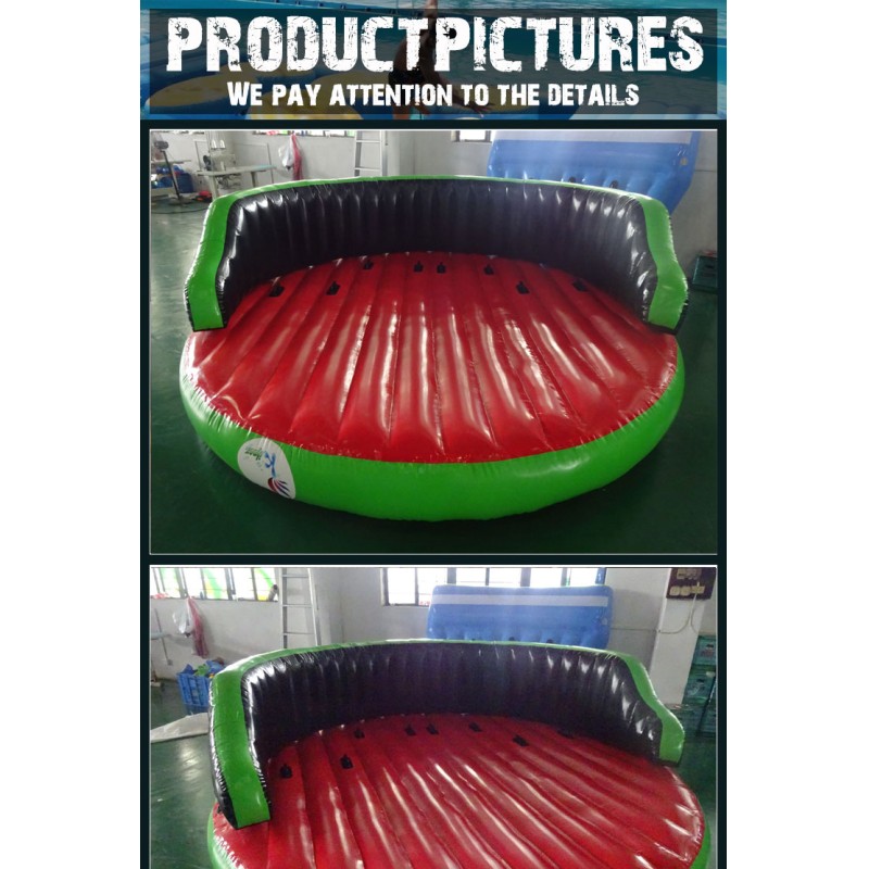 Cheap Inflatable Floating Island Water Boat Toy