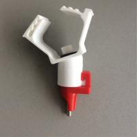 Bebedor de mamilo de pato automático para equipamentos de pecuária de aves, bebedor de mamilo de água com clipes para aves de capoeira