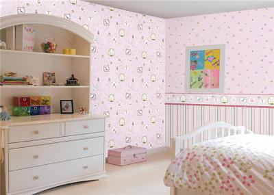Comfortable Childrens Pink Wallpaper , Little Girls Bedroom Wallpaper