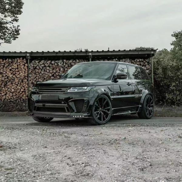 Kit de réparation de remplacement de la carrosserie Land Rover 2017 - 2019 Spoiler Hood Résine Fibre Front Lip