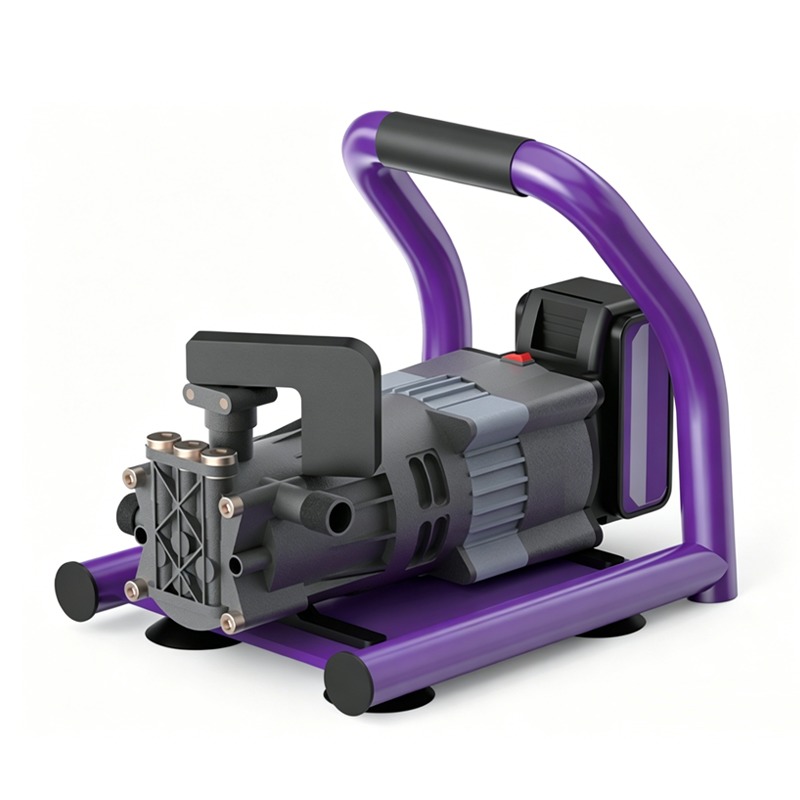 Cordless Brushless 21V Cleaning Machine 65Bar High Pressure 8L/min 2880r/min Portable Power Washer Car Patio Outdoor