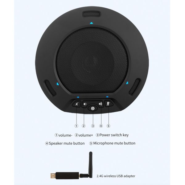 USB  Connection Conference Microphone Speaker Microphone Audio For Computer