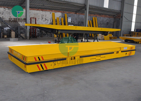 20t Steerable Transfer Carriage Running On Concrete Floor For India Steel Plant Handling