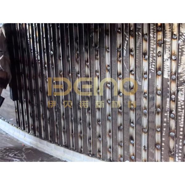 Ceramic Patch Wear-Resistant Pipe In Cement Plant