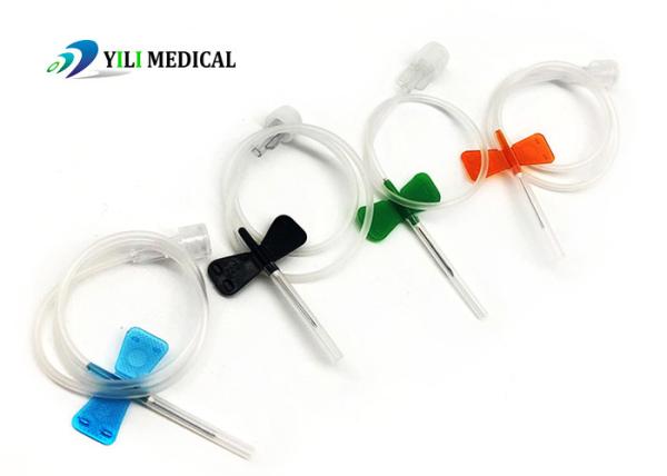 ISO Coleção de sangue de borboleta Agulha Indolor Prático 18G-27G