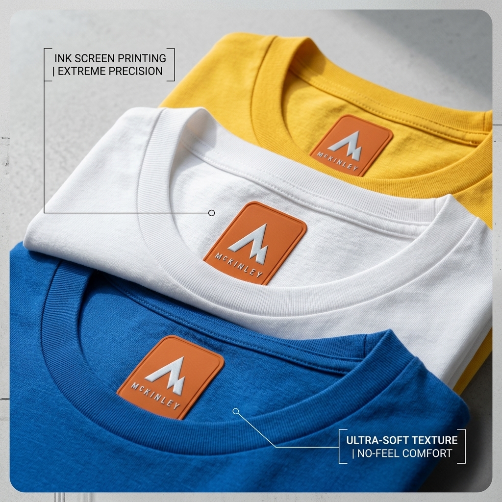 Personalized Heat Transfer Clothing Labels Woven Name Tags For Clothes