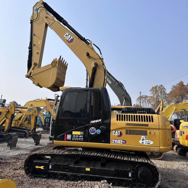 Used Excavator Original Caterpillar 315D2 Secondhand 15ton Medium  Digger