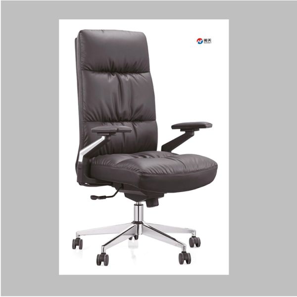 high-back executive office chair PU leather chair with wheel