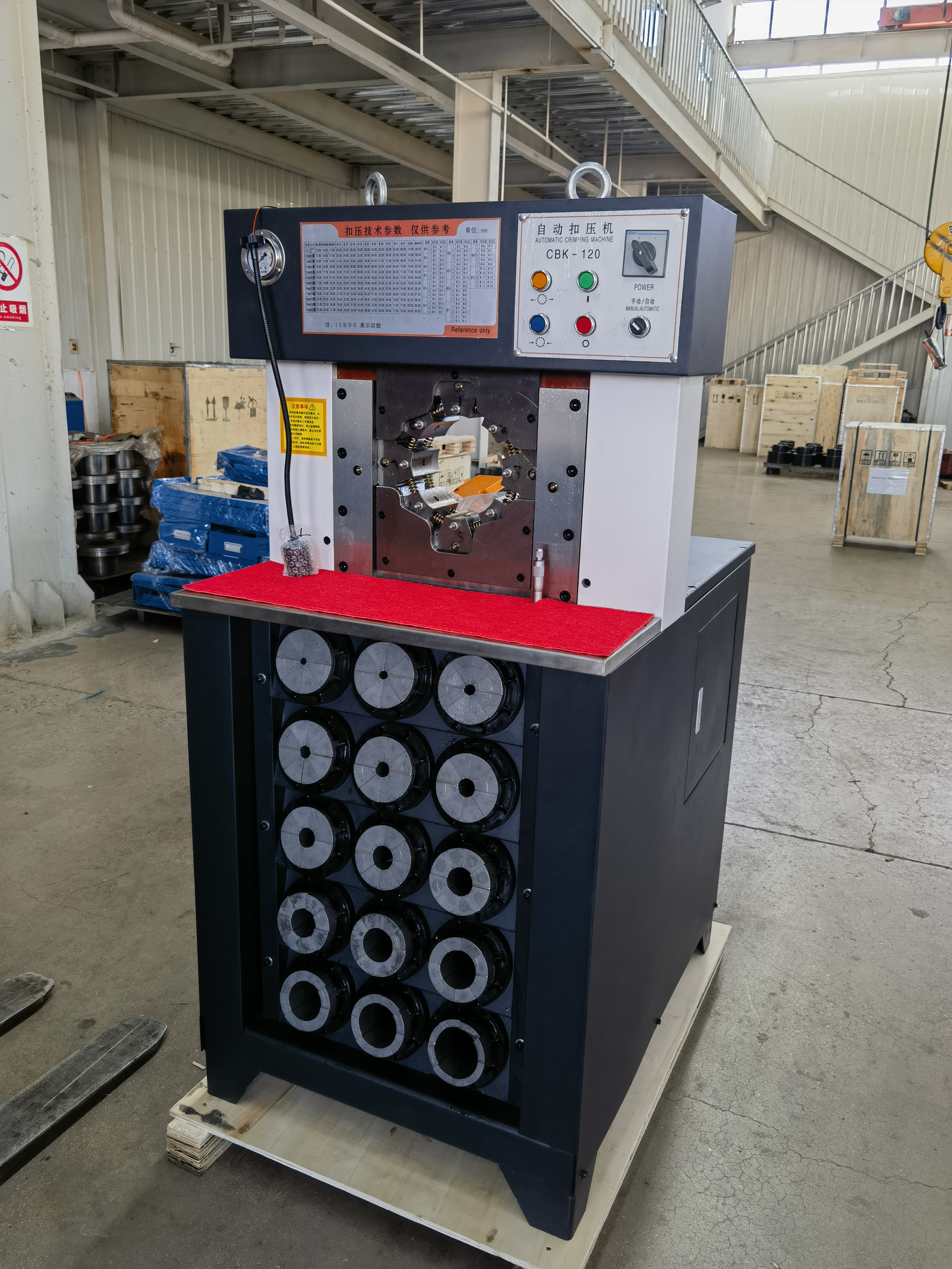 3 сила CBK-120 управлением CNC щипцов 5.5KW шланга кондиционирования воздуха дюйма большая