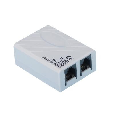 Filtro de linha ADSL de telefone de modem de porta única personalizado para melhorar o desempenho da rede