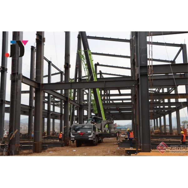 Hot Galvanised Painted Q235 Carbon Structural Steel Warehouse Building for Quick Sale