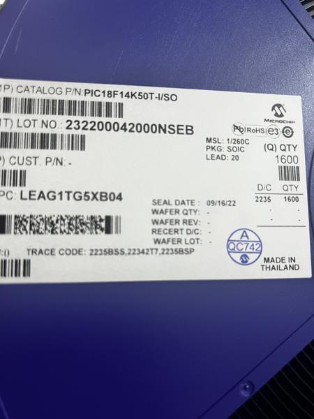 PIC18F14K50T-I/SO PIC18F14K50-I/SO	 Microchip Technology  New,High Quality can ship within 24 hours