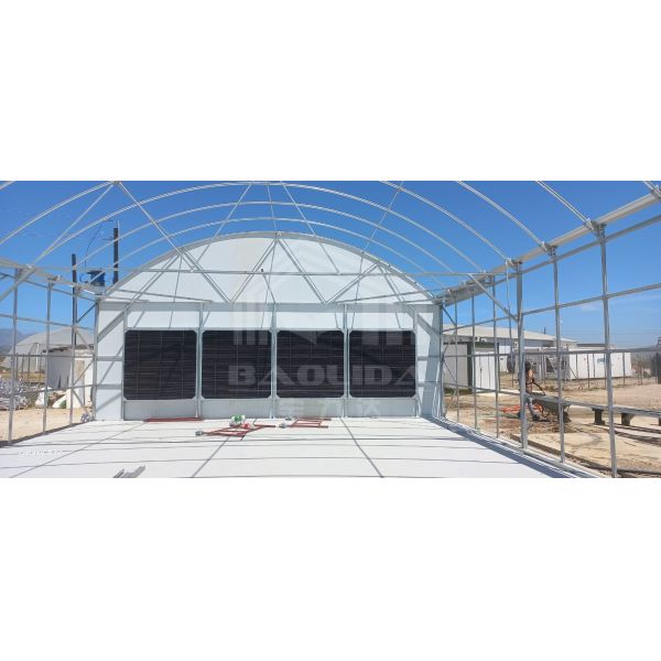Automated Light Deprivation Greenhouse with 8mm Twin-Wall PC Board and Hot-Dip Galvanized Steel Frame Controlled by Smart PLC System