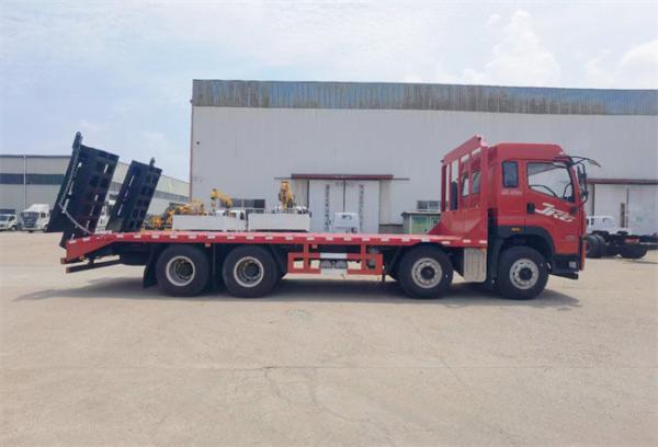 FAW JP6 8x4 Large Load 25ton Flatbed Truck Low Loader Flat Bed Tray Truck