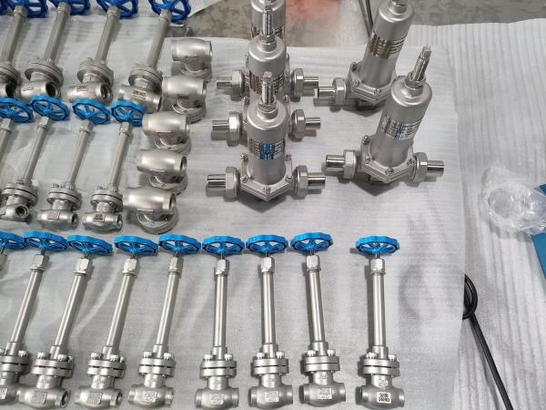 Válvula reguladora de pressão manual de aço inoxidável para GNL/LOX/LN2/LAR/LCO2