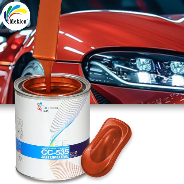 Peinture automobile classique orange rétro durable et résistante à l'usure