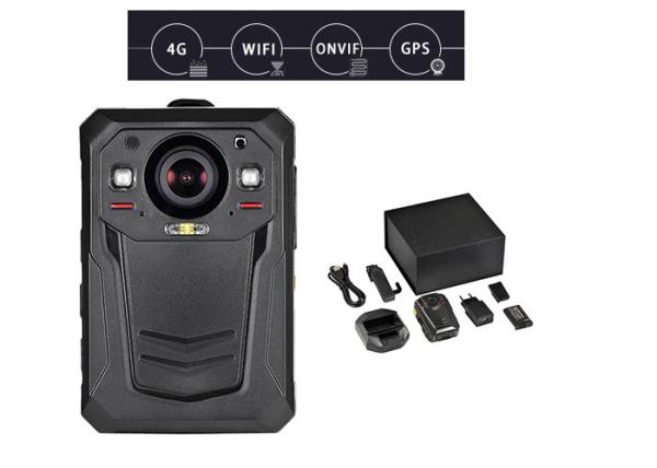 Mini Compact Size Night Vision 3500mAh 1512P 1440P IP68 4G Body Worn Camera