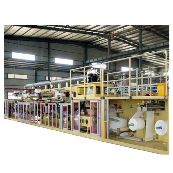300pcs/Min 380V Unwinding Underpad Making Machine 16×4×2.5m