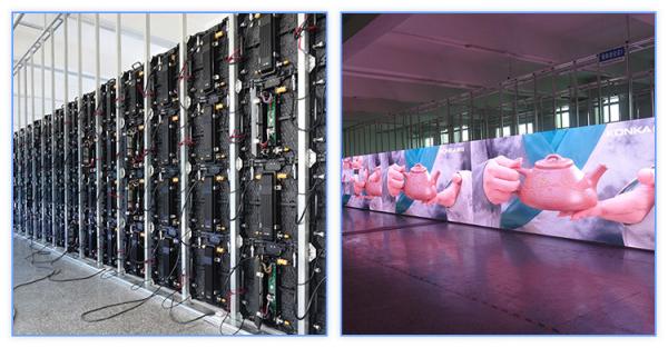 RGB HD P3.91 Indoor Rental LED Display 1000cd/Sqm Brightness Fast Assembly