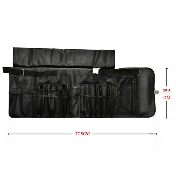 Multifunction Foldable Large Makeup Apron With Makeup Artist Brush Belt