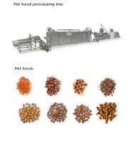 800-1000kg/máquina da extrusora alimentos para animais de estimação da hora, linha elétrica/do vapor alimentos para animais de estimação de produção