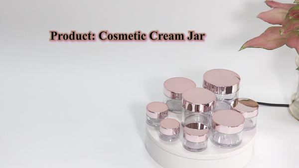 Os ABS enfrentam o frasco plástico do ANIMAL DE ESTIMAÇÃO do creme com tampa plástica 2Oz 4Oz 8Oz