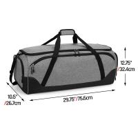 Saco de pano de raquete de badminton OEM portátil Saco de tênis portátil com compartimento para sapatos