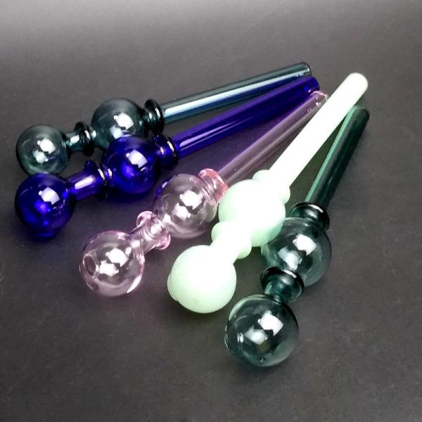 Honeybird Handmade Glass Smoking Pipe With Colors Recycler Oil Rigs Glass Balancer