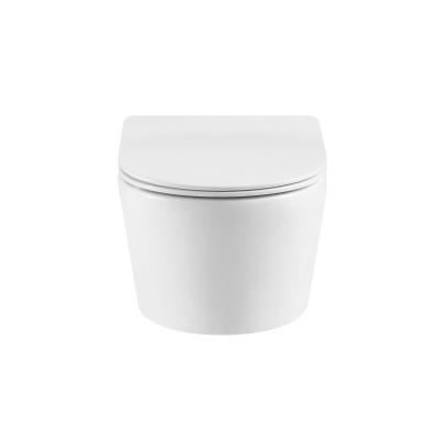 Luxury Sanitary Ware Hot Selling Models Washdown Rimless Flushing Wall Hung Toilets WC