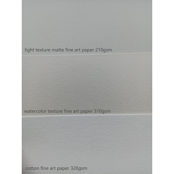 100% Cotton Acid-Free 320gsm Fine Art Etching Paper for Gallery and Exhibition Prints