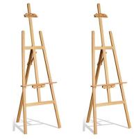 Le support de chevalet en bois réglable pour mariage, le support de chevalet en toile polyvalent OEM