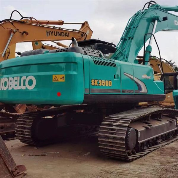 Original Hydraulic Pump 35ton Japan Import Used Kobelco350 Crawler Excavator SK350