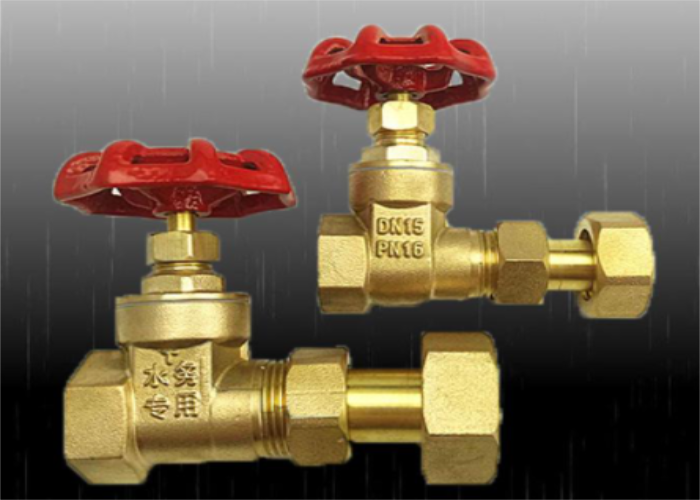 Rustproof Brass Water Valve Threaded Connection Lightweight 1.6 Mpa