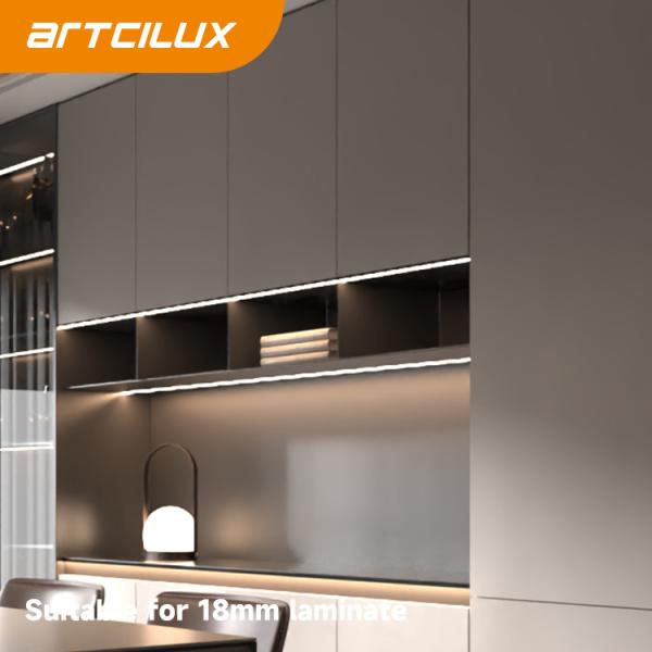 Capteur de tremblement de main Commutateur LED Profil d'aluminium Lumière de côté luminescence pour armoire