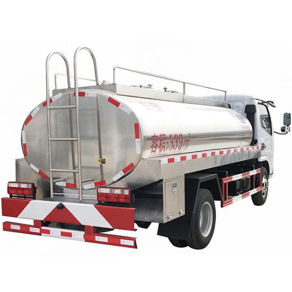 Cheaper Price 5000Liters Milk Tanker Tank Food Grade SS304-2B Tank for Fresh Milk Transport For Sales