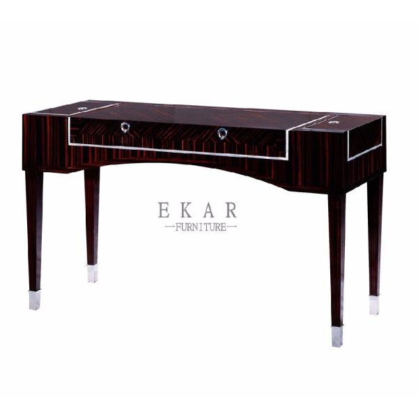 Luxury Italian Design Makeup Antique Dresser Wooden Dressing Table