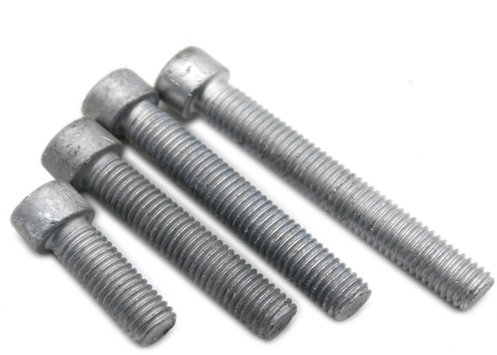 M18 M22 Hdg Hot Dig Galvanized Dacromet Geomet Hex Socket Head Machine Metal Screw Din912 Grade 4.8 8.8 10.9 12.9
