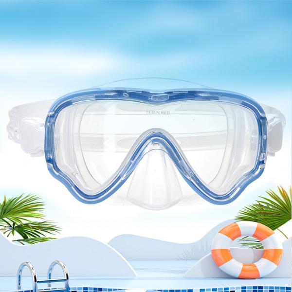 OEM Panoramic View No Fog Dive Mask Full Dry Diving Snorkeling Mask