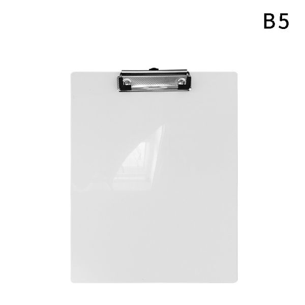 Minimalist Metal Folder Writing Pad Sublimation Aluminum Clipboard For Student Office Use