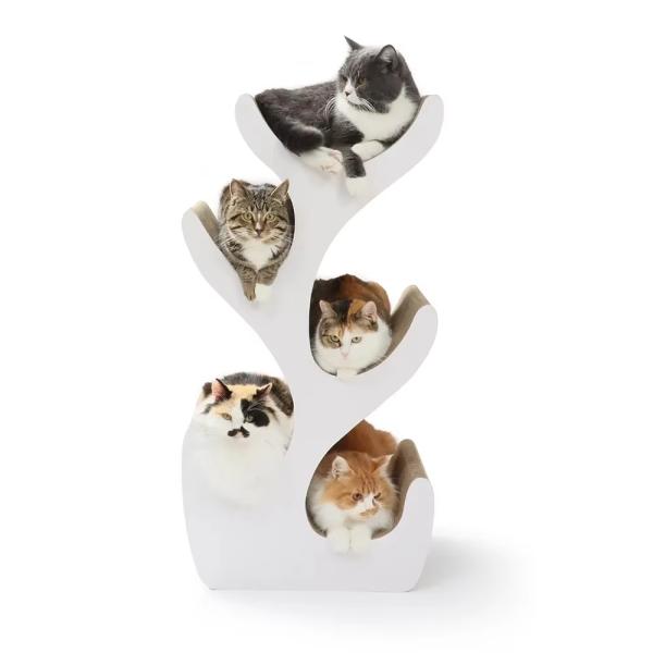 Cat Climbing Tree Scratcher Lounge Cats Play Toy Great for Cat Playing Stretching and Scratching Durable Scratcher Boards