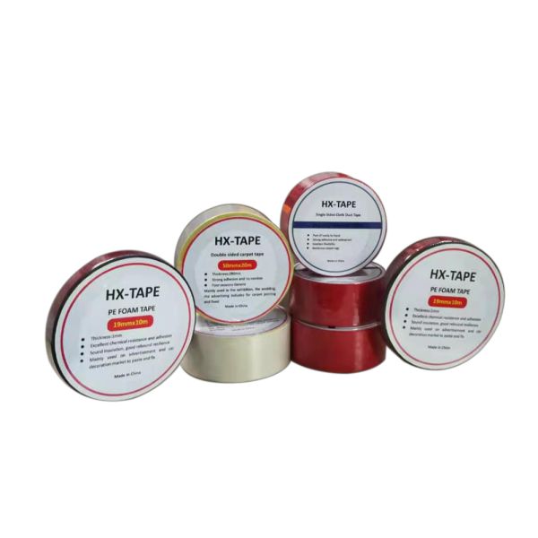 Wholesale Price Hot Melt Carpet Tape Double Sided Rubber Adhesive Pressure Sensitive Hot Melt Ginger Free Sample for Masking